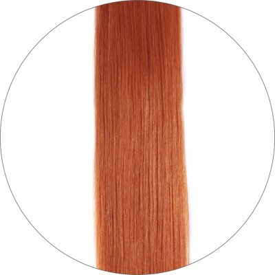 Nail hair Single drawn - #350 Kopparröd