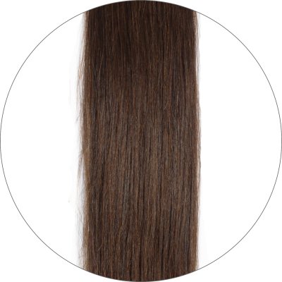 Nail hair Single drawn - #4 Chokladbrun
